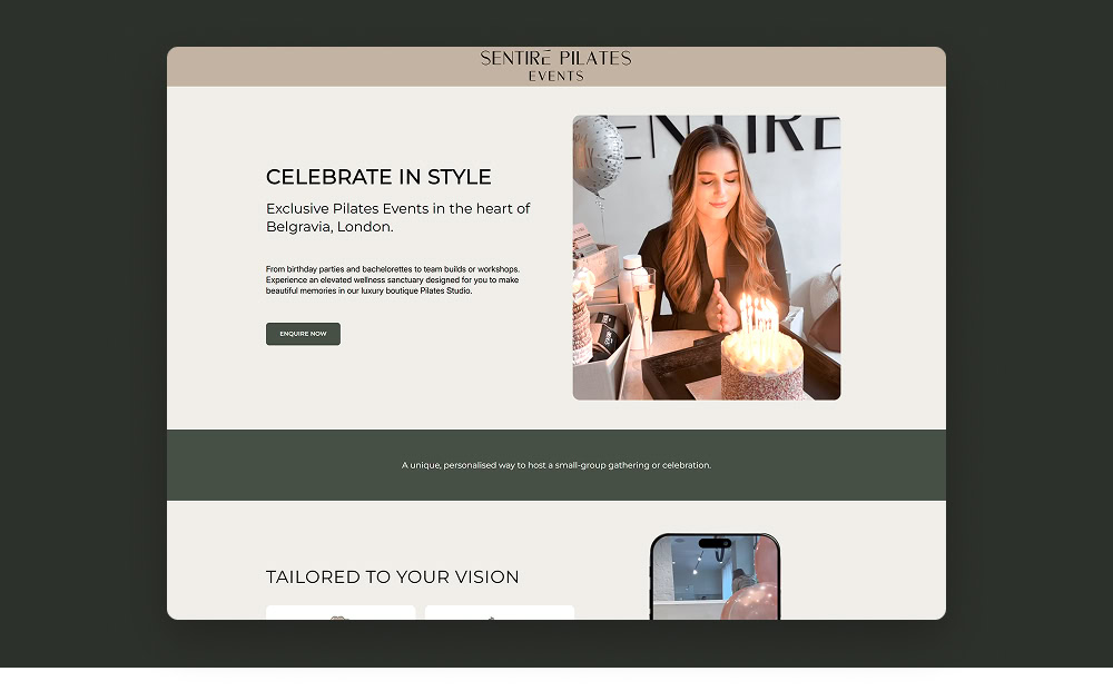 Landing_page_events_Sentire_Pilates